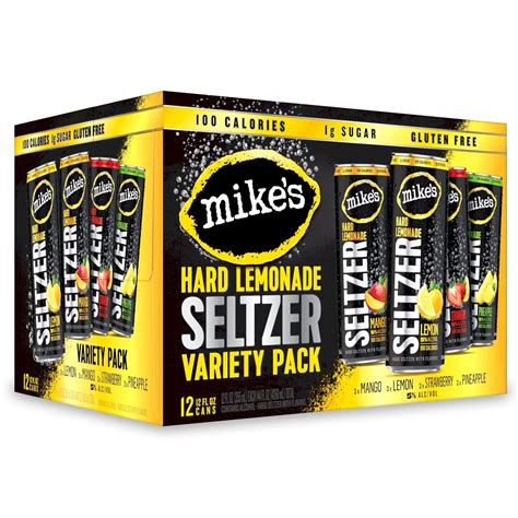 Buy MIKES HARD LEMONADE CO Hard Lemonade Seltzer 12pk Cans, 12 FZ ...