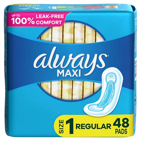 Buy Always Maxi Pads - Regular Without Wings Unscented Online at Low ...
