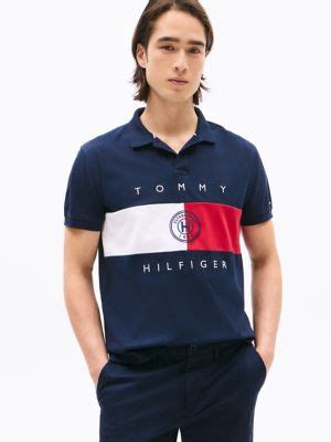 Regular Fit Flag Stripe Polo | Tommy Hilfiger