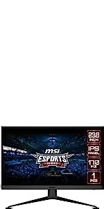 MSI G2412 Esports Gaming Monitor 23.8 Inch Full HD (1920x1080) IPS ...