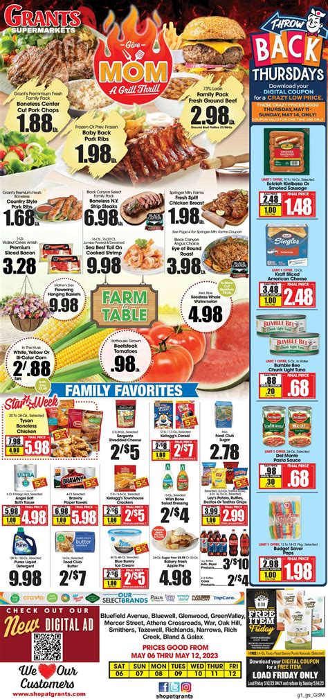 Grant's Supermarket Ad Circular - 05/06 - 05/12/2023 | Rabato