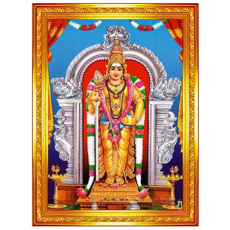 Buy Pavan Photo Laminations Tiruchendur Murugan Lord Subramanya Swamy ...