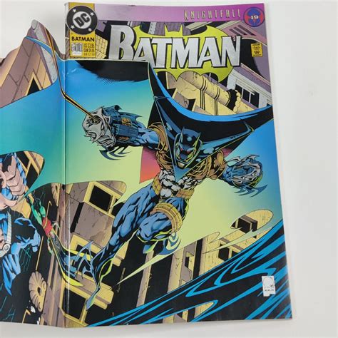 DC Comics Batman Knightfall 19 Issue #500 Foil Cover Signed Dennis O ...