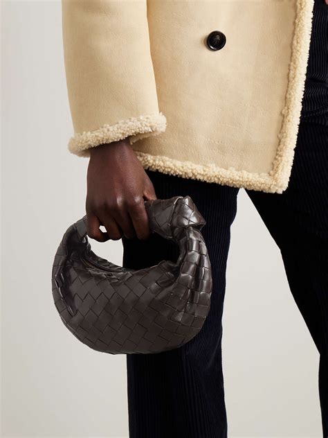 BOTTEGA VENETA Jodie mini knotted intrecciato leather tote | NET-A-PORTER