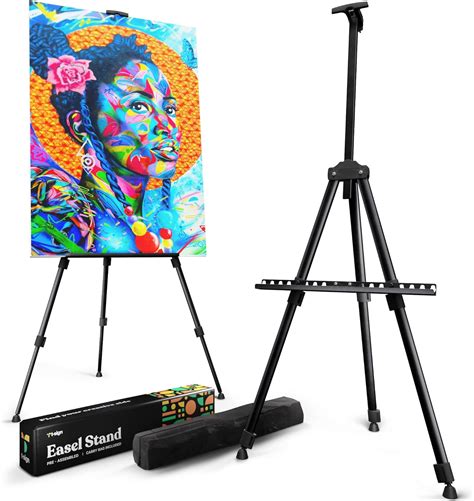 Amazon.co.jp: (black) - T-Sign 170cm Reinforced Artist Easel Stand ...