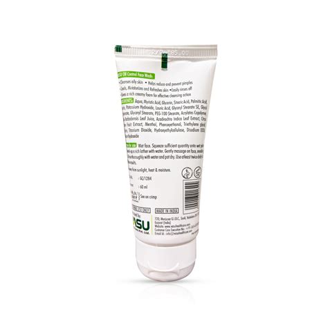 Vasu Oil Control Face Wash - 60ml – VasuStore