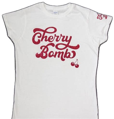 Cherry Bomb Dazzling Glitter T Shirt / the Runaways / 70s Retro Vintage ...