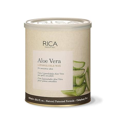Rica Aloe Vera Liposoluble Painless Hair Removal Wax For Men & Women ...
