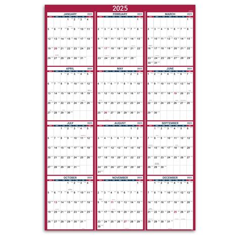 Snapklik.com : 2025 Yearly Wall Calendar - 2025 Wall Calendar