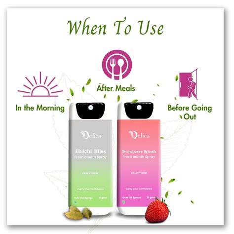 Mouth Freshener Spray for Kissing | Qelica Green Instant Spray for Cou ...