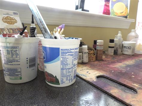 Image result for Crafts Using Yogurt Containers