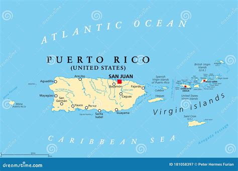 Map Of Puerto Rico And Virgin Islands
