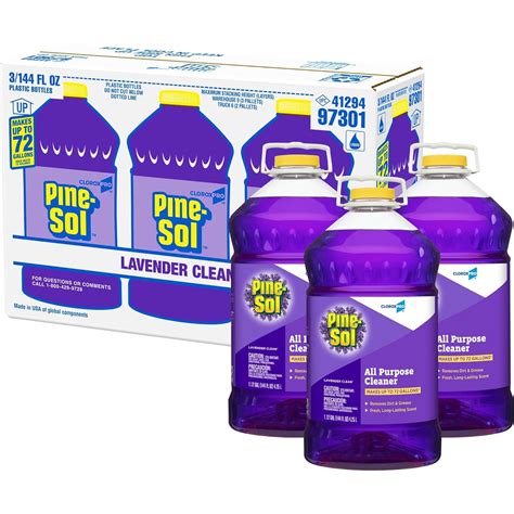 CloroxPro Pine-Sol All Purpose Cleaner, Lavender Clean, 144 Ounces ...