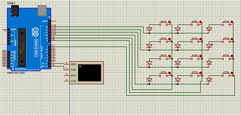 Arduino Button Matrix 的图像结果