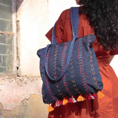 Denim Hand Bag – Itihasikala