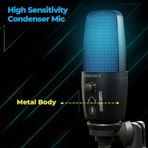 Zeb-Lucid RGB Gaming Microphone Best Price in India on Thevaluestore.in