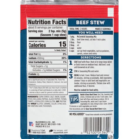 Steps to Make Beef Stew Seasoning Packet Recipe