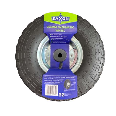 Saxon 254mm pneumatic wheel(s)