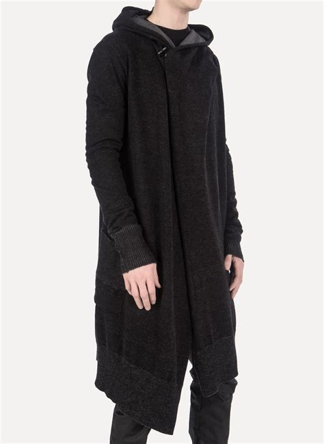 Mens Long Cardigan With Hood at Harriet Ridgeway blog
