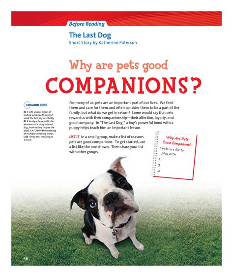 1.03 The Last Dog - CC - well written - Before Reading 46 The Last Dog ...