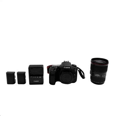 Canon EOS 90D 32.5 MP DSLR Camera/EF 16-35mm f/4L IS USM Lens Kit
