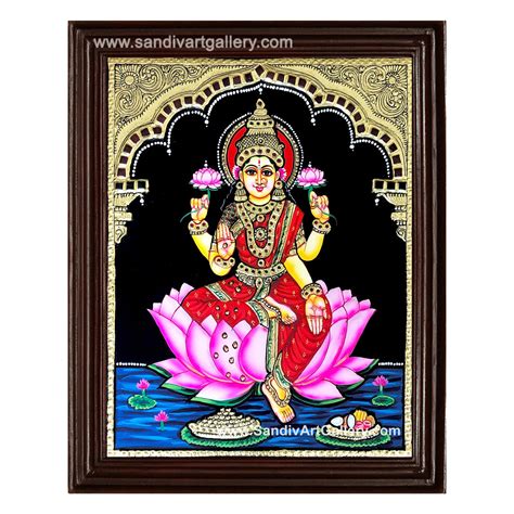 Buy Lakshmi Tanjore Painting Online - Sandiv Art Gallery