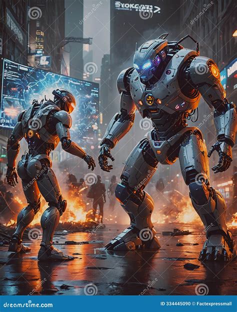 Image result for Cartoon Robots Fight