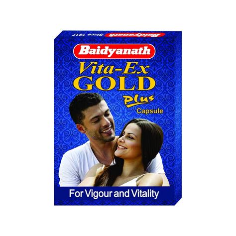 Baidyanath Vita-Ex Gold Plus, 10 Capsules Price, Uses, Side Effects ...