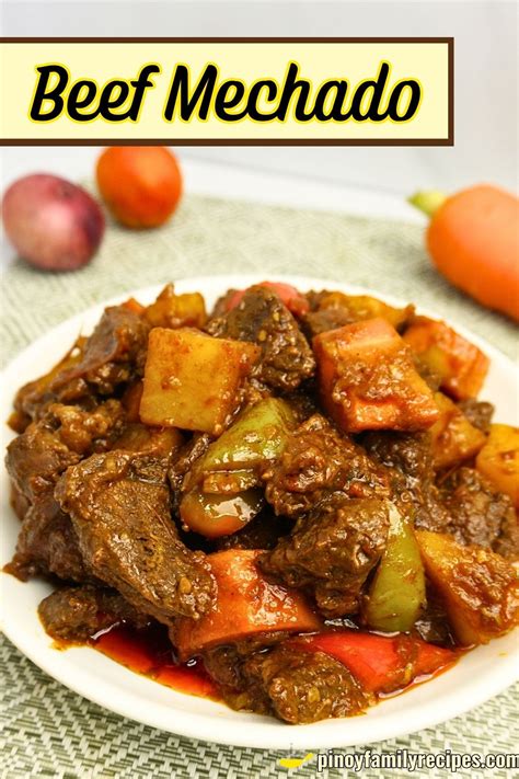 Beef Mechado - Pinoy Family Recipes