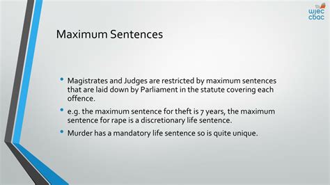 Maximum Sentence