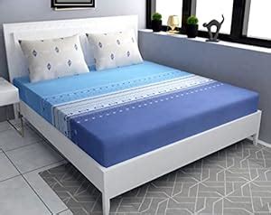 Buy HEYA Home Elastic Fitted bedsheet King Size 400tc Cotton (108x108 ...