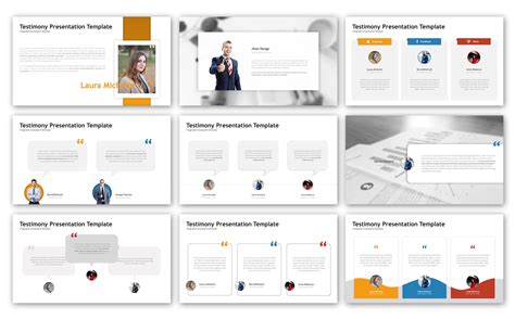 Testimony Presentation - Infographic PowerPoint Template #79938