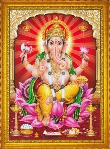 FRIZZY ARTS Ganesh ji Religious Frame Price in India - Buy FRIZZY ARTS ...