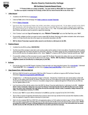 18 Printable irs tax transcript online Forms and Templates - Fillable ...