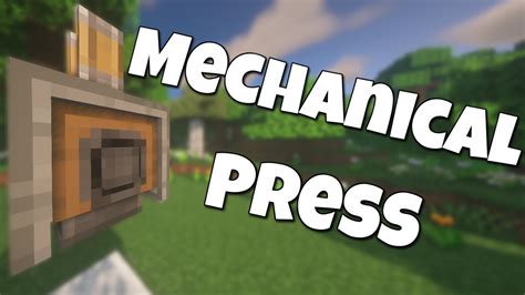Image result for Minecraft Create Mod Mechanical Press