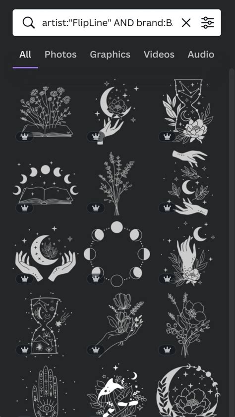 My Favorite Witchy Canva Element Sets | Gabrielle Scarlett | Canvas learning, Canvas designs ...
