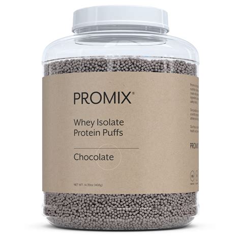 Buy Promix Whey Isolate Protein Puffs, Chocolate - Crunchy & Cri Treat ...