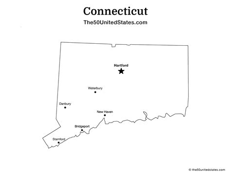 Image result for Connecticut State Map