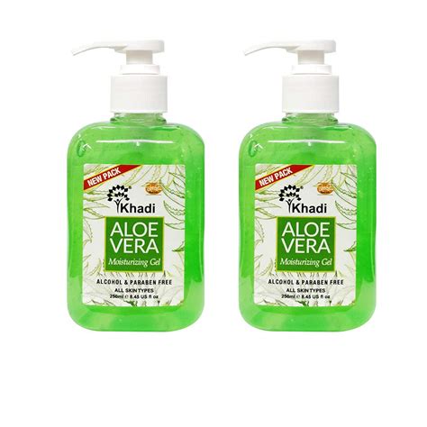 Khadi Aloe Vera Gel - 250ML (Pack of 2) : Amazon.in: Beauty