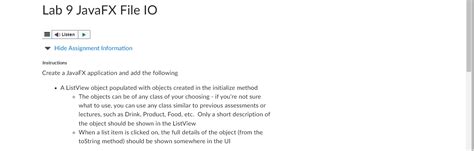 How to Create a List View Using JavaFX Application 的图像结果