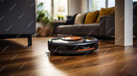 Premium AI Image | Robotic floor cleaner