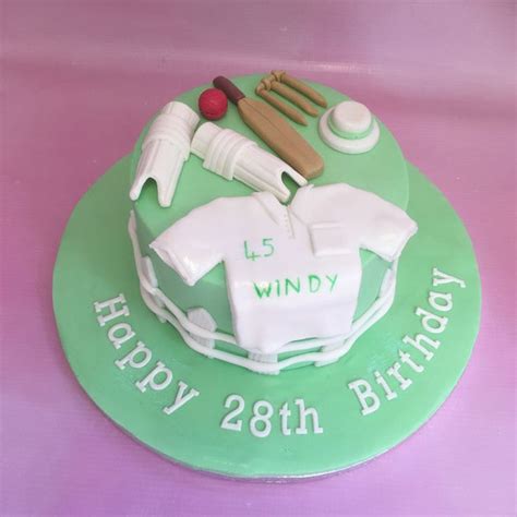 Cricket theme cake design ( 25 ) – British Bakes