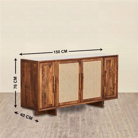 Buy Cane Connection Marble Top Sideboard - Brown from Home Centre at ...