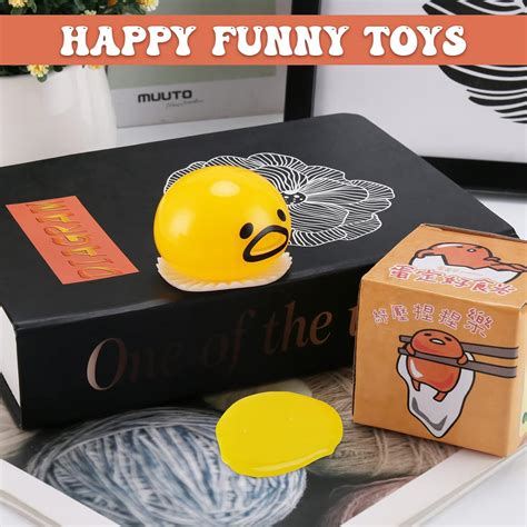 Buy 5pcs Yellow Round Vomiting & Sucking Lazy Egg Yolk Vent Stress ...