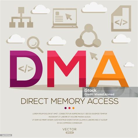 Dma Direct Memory Access Stock Illustration - Download Image Now ...