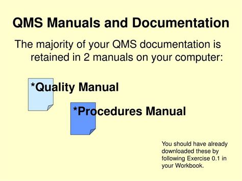 Image result for QMS Documentation Examples