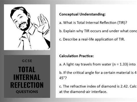 Image result for Total Internal Reflection GCSE