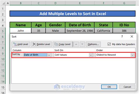 Image result for How to Create a Sort Button in Excel
