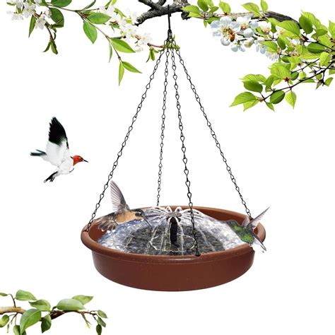 Lovskoo Bird Bath for Outdoors, Yard, Pond, Pool, Solar India | Ubuy