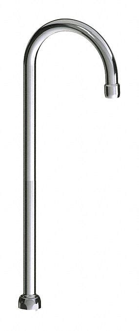 CHICAGO FAUCETS, Spout, Gooseneck, Spout - 21GL46|GN2AH17E3JKABCP ...